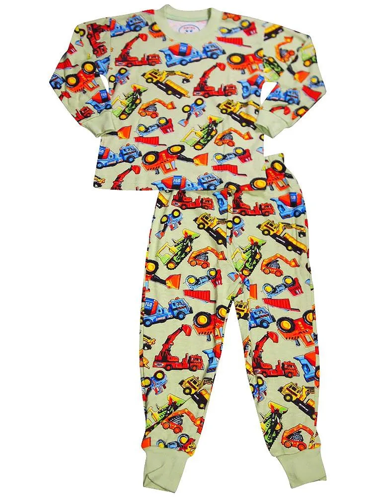 Sara's Prints Boys Girls Unisex Kids Long Sleeve 2 Piece Pajama Set, 32831