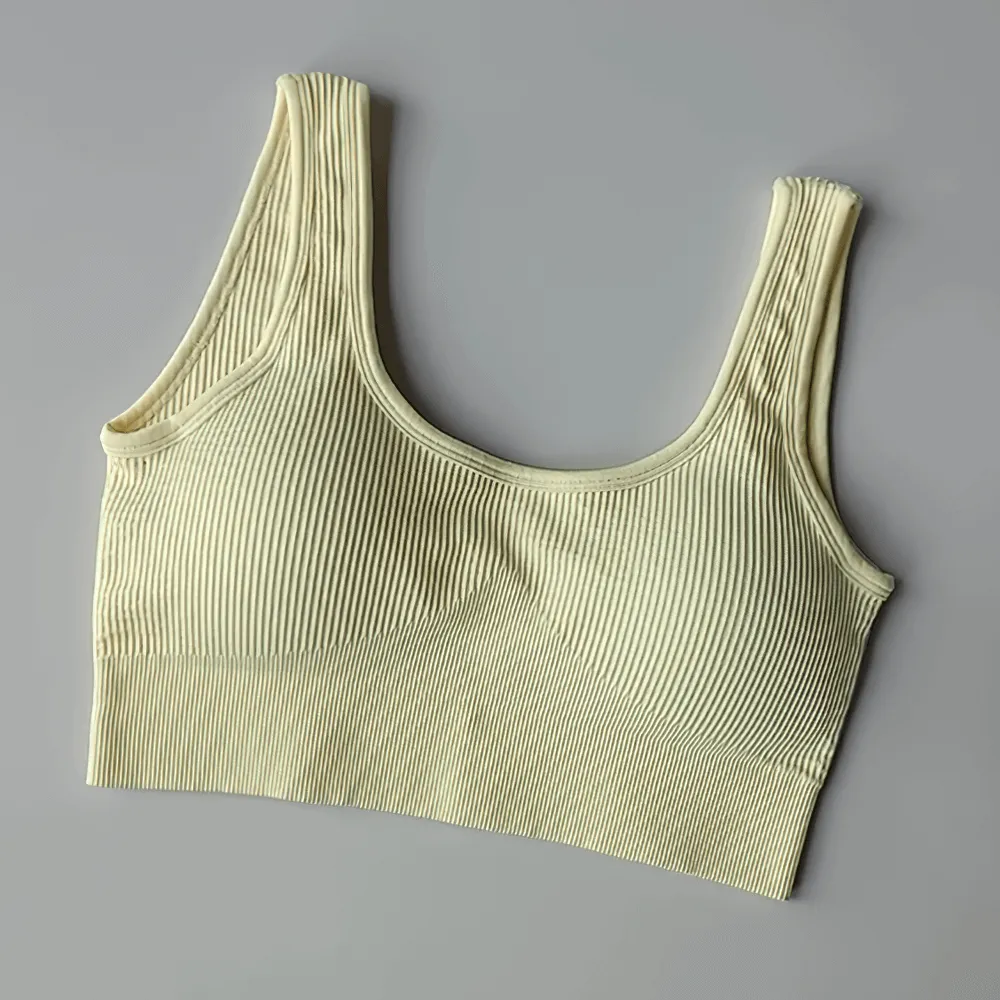 Seamless Ribbed Sports Bra for Women - SF2186