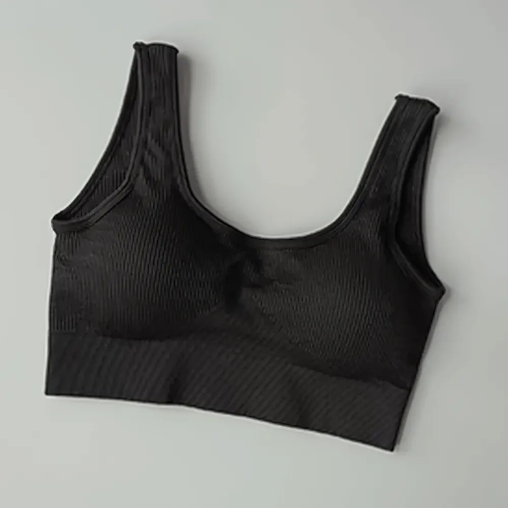 Seamless Ribbed Sports Bra for Women - SF2186