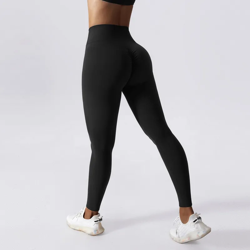 Sports Elastic Women's Leggings with PushUp Effect and High Waist - SF1309