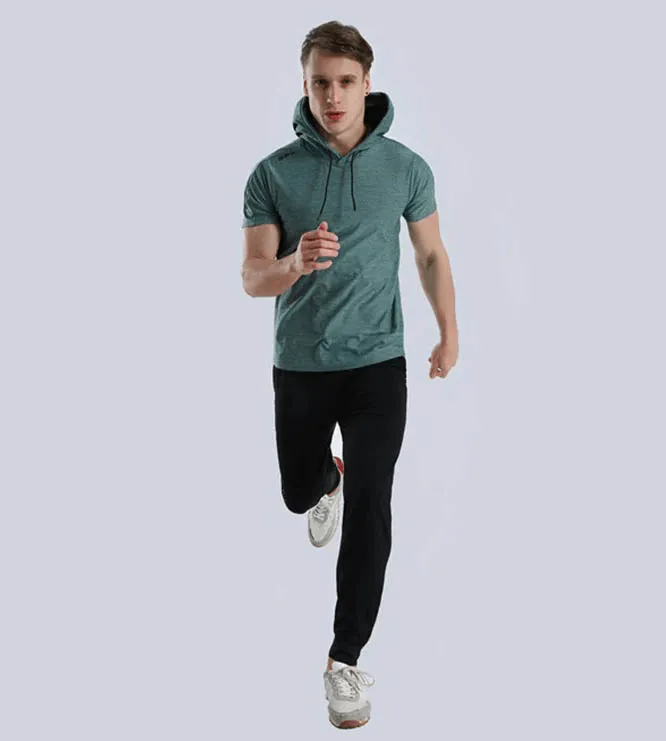 Sports Running Quick-Dry T-Shirt with Hood / Workout Sportswear - SF0351