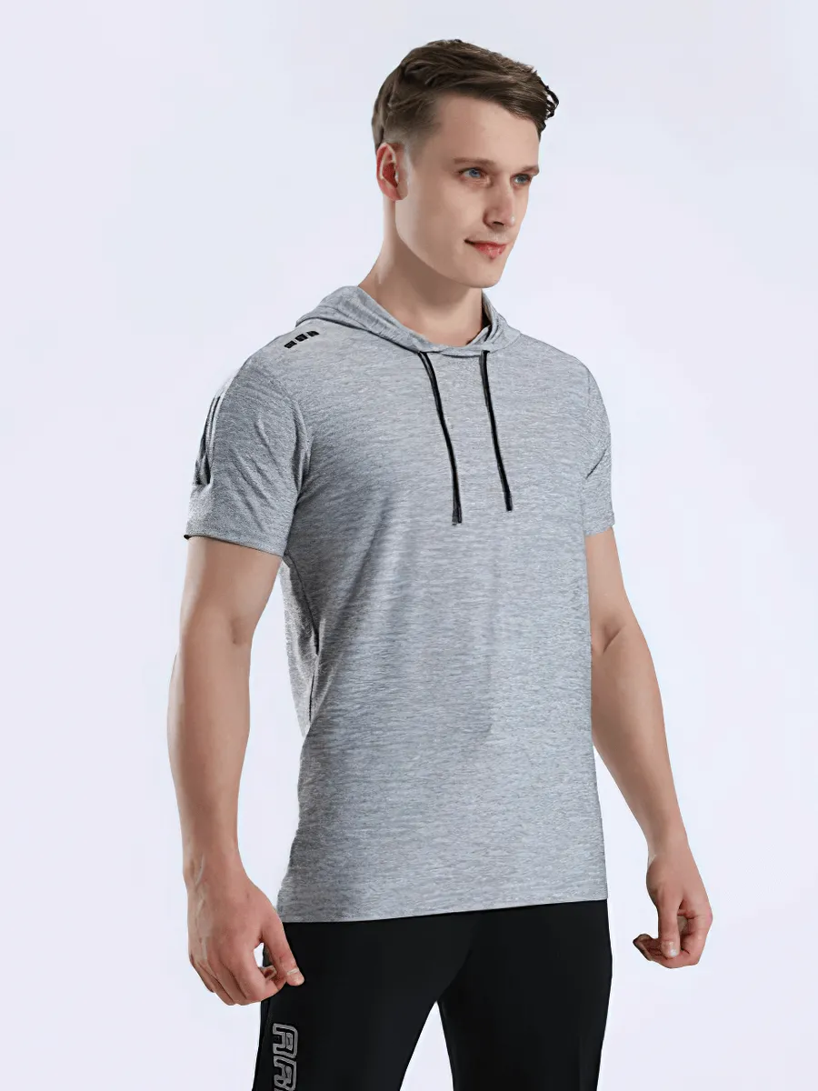 Sports Running Quick-Dry T-Shirt with Hood / Workout Sportswear - SF0351