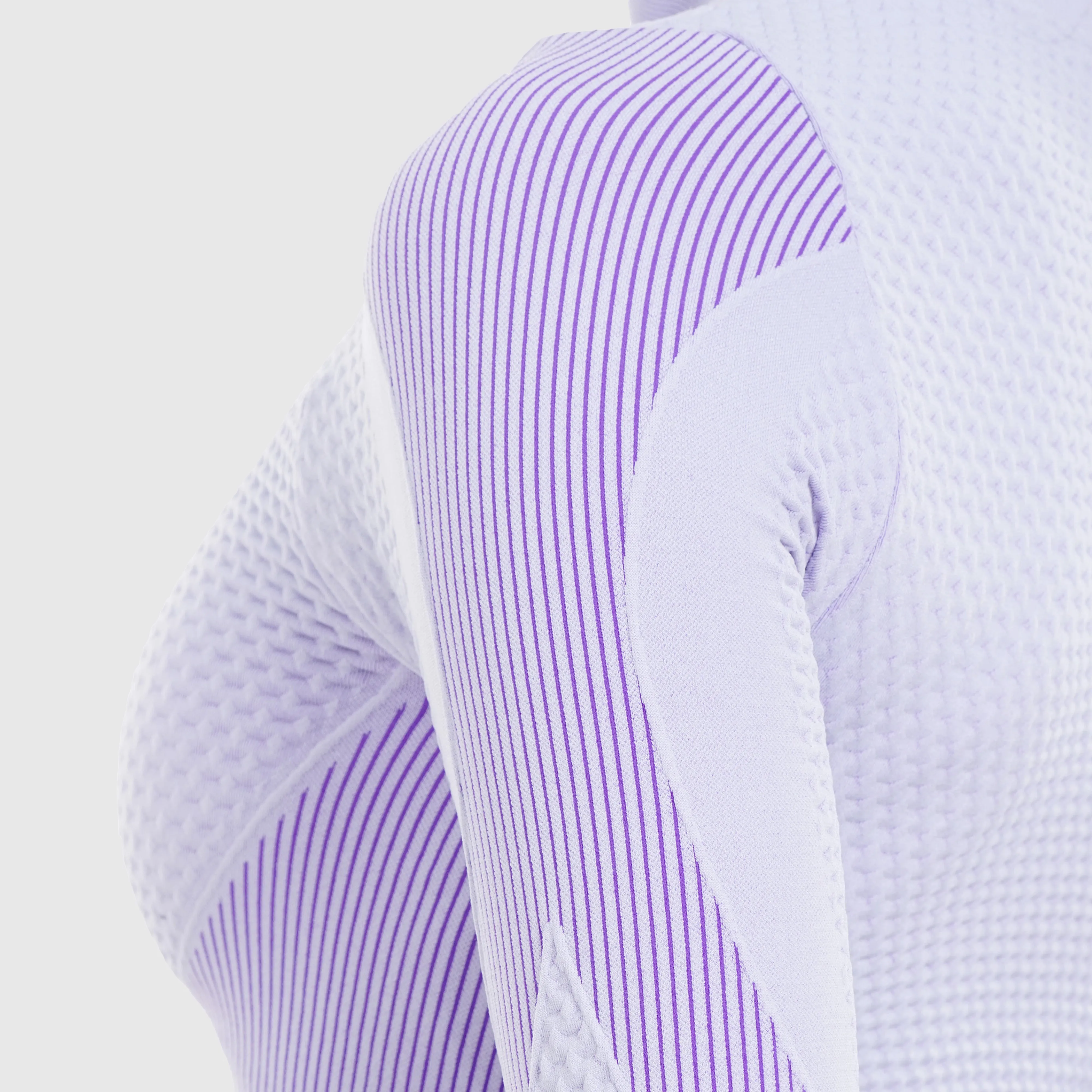 Striped Seamless Jacket (Purple)