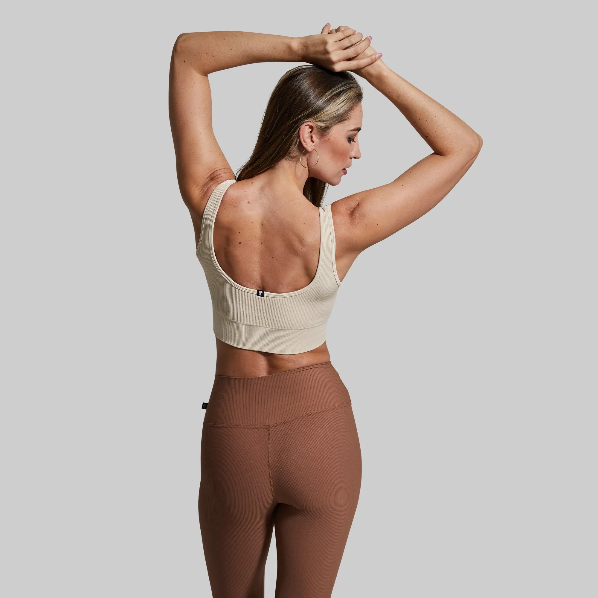 Studio Sports Bra (Creme)