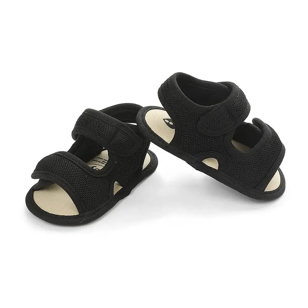 Summer Baby Boys Soild Breathable Anti-Slip Sandals Toddler Soft Soled Shoes - BBSD50734