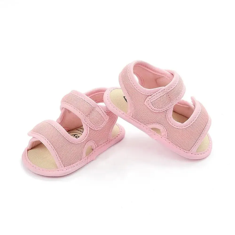 Summer Baby Boys Soild Breathable Anti-Slip Sandals Toddler Soft Soled Shoes - BBSD50734