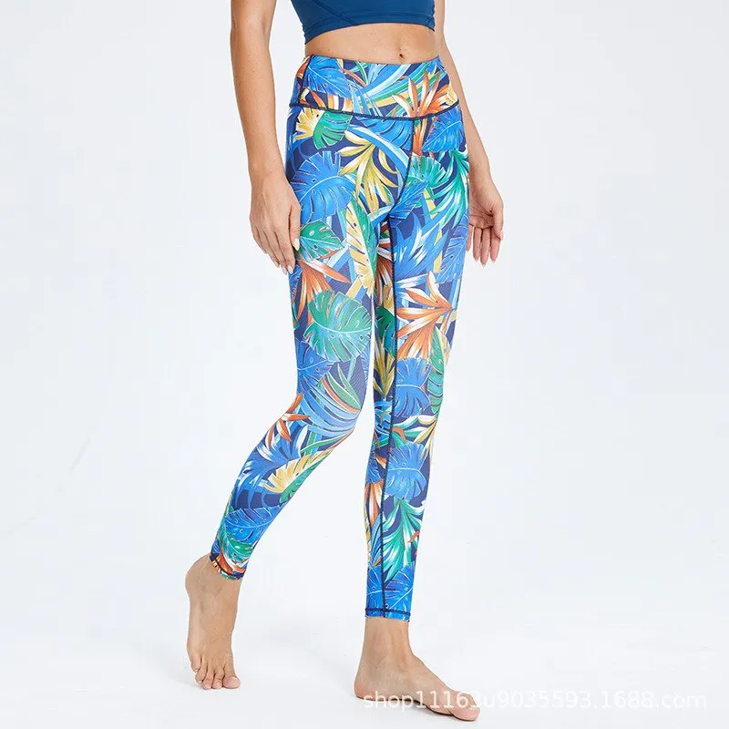 Tie-Dye Print Geometric Fitness Essentials Sweatpants Casual Sports Leggings