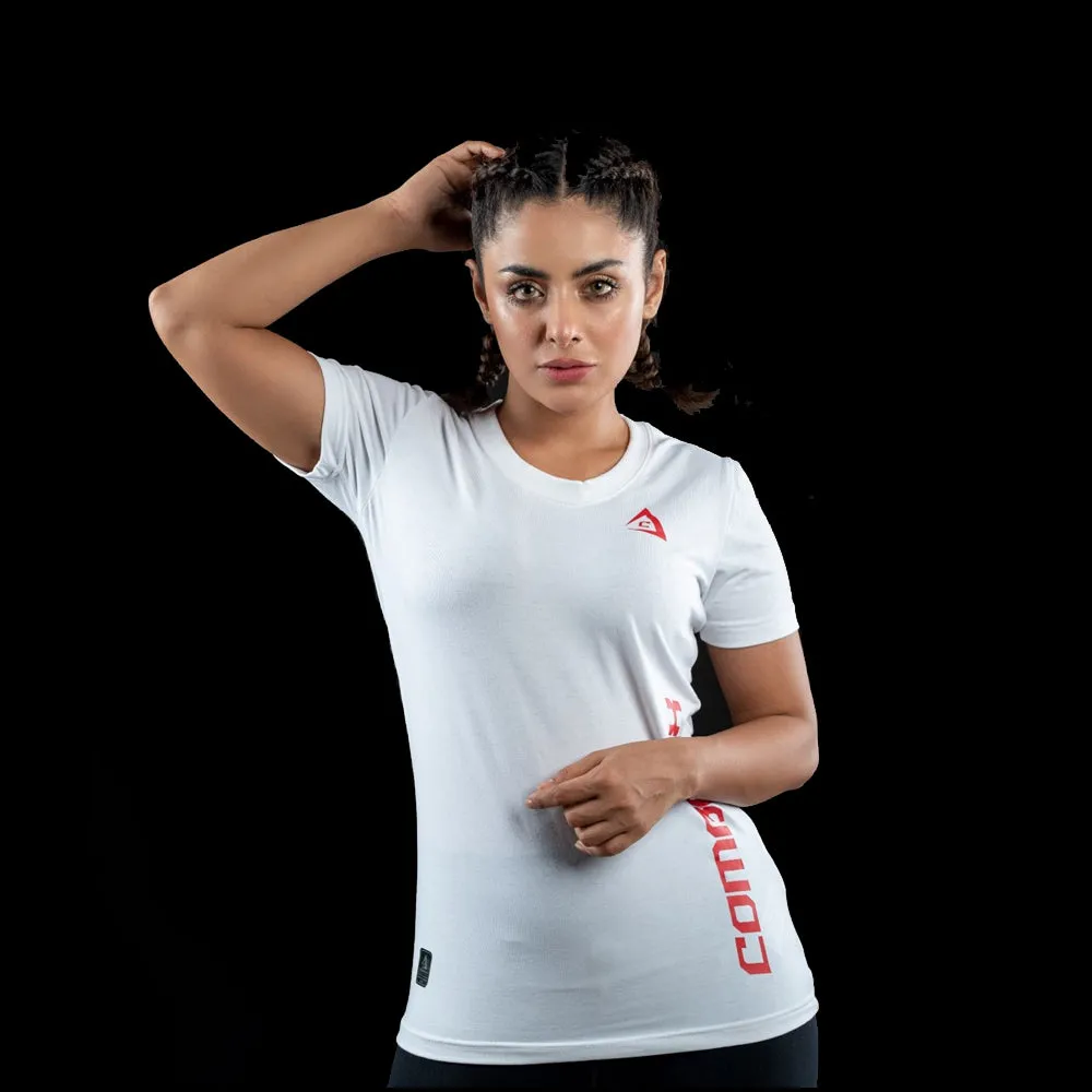 WOMEN’S COTTON TEE PRO WHITE