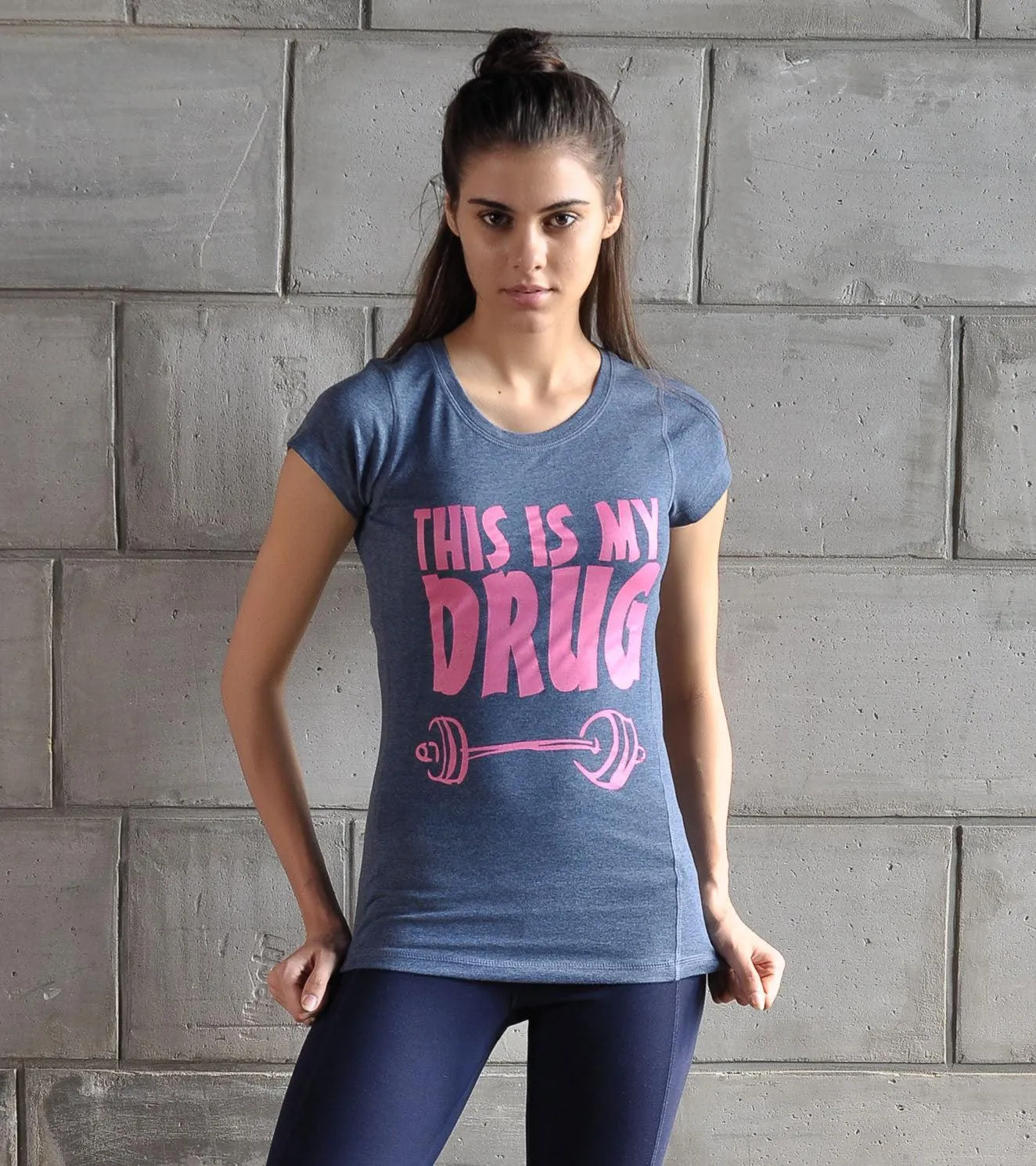 Women's TIMD Graphic training T-shirt (Navy)