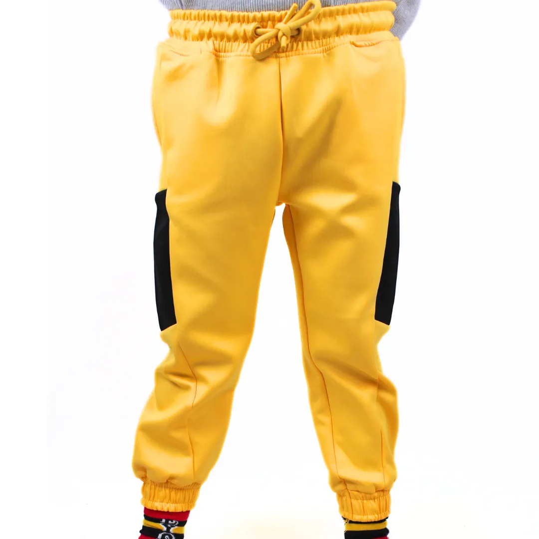 yellow and black trouser