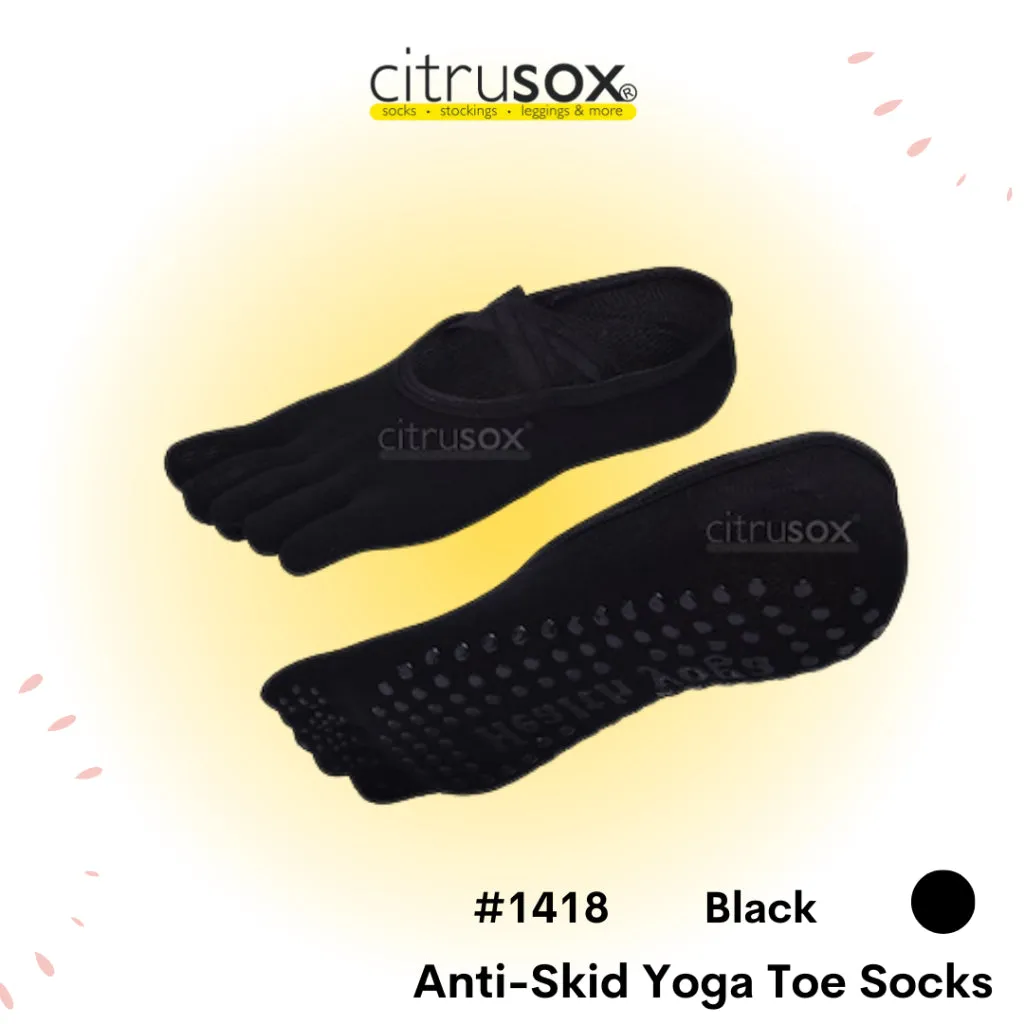 Yoga Anti-Skid Toe No-Show Barre Socks