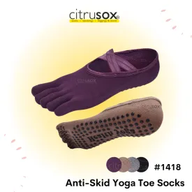 Yoga Anti-Skid Toe No-Show Barre Socks