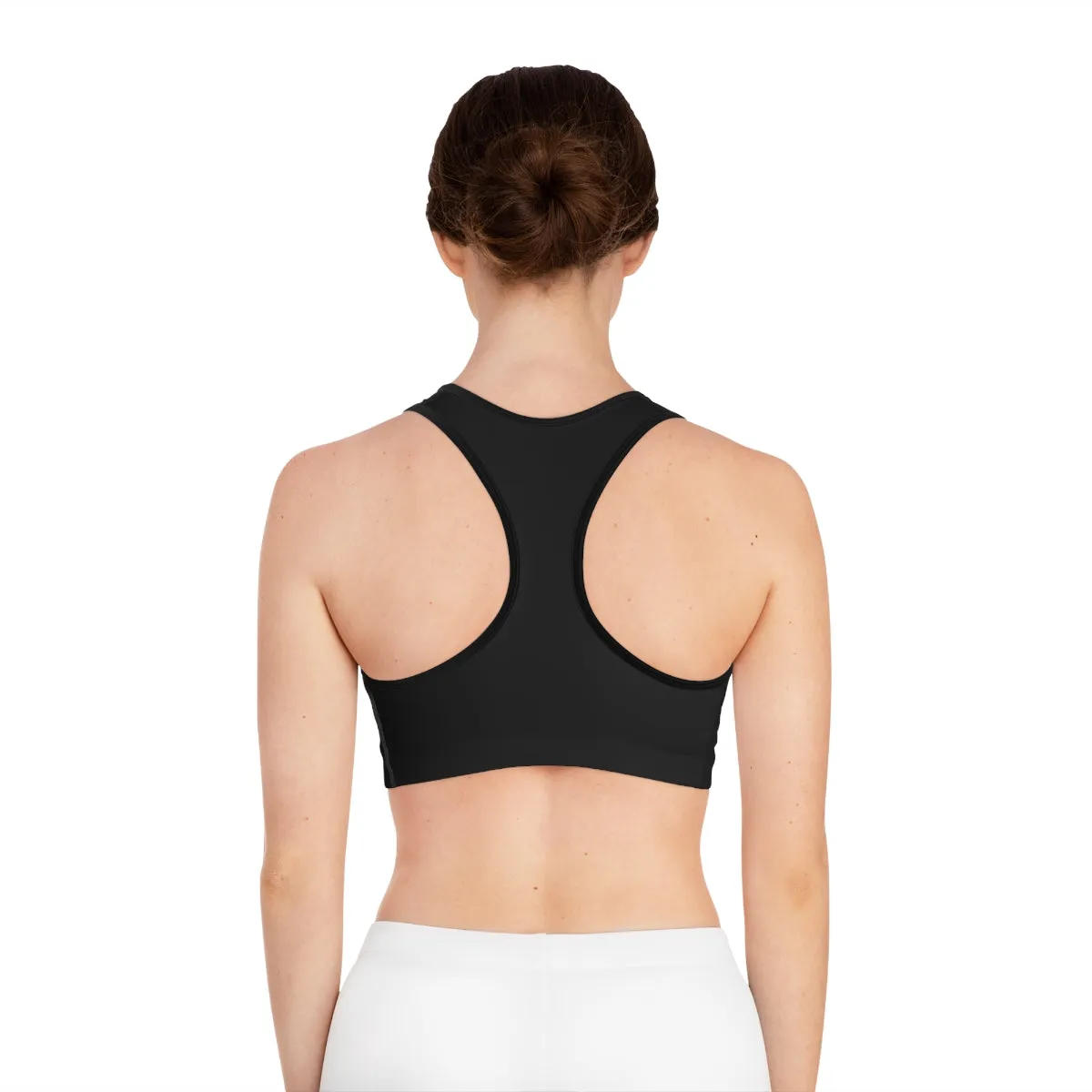 Yoga Spiritual Meditation Women Sports Bra - Reflection 666 Angel Number