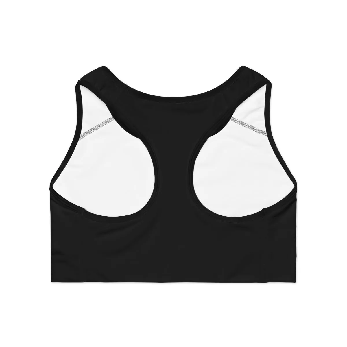 Yoga Spiritual Meditation Women Sports Bra - Reflection 666 Angel Number