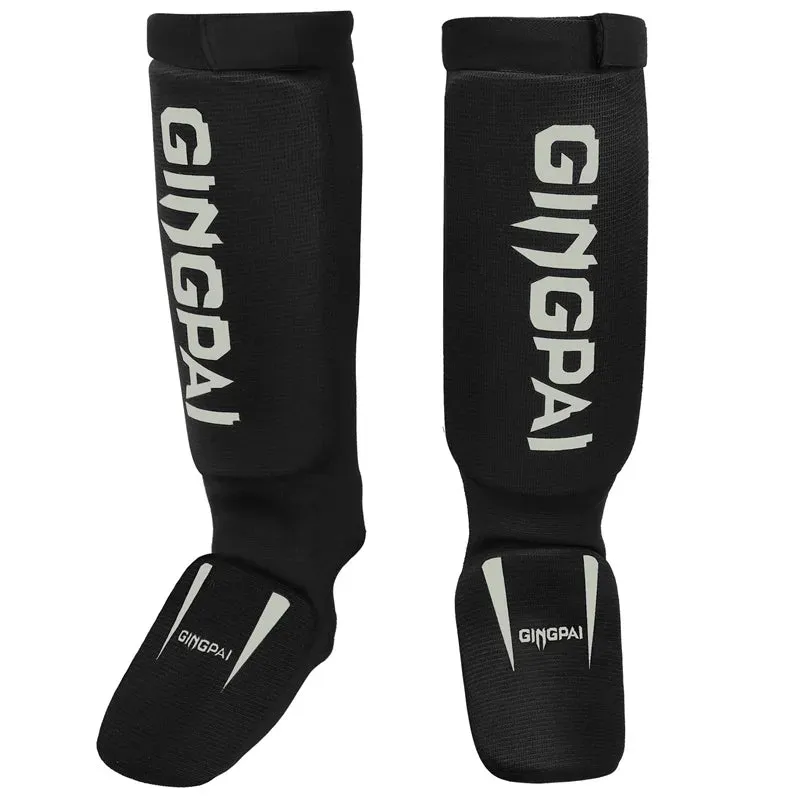 Youth/Adult MMA Boxing Leggings Calf Muay Thai Sanda Instep Training Game Ankle Protective Gear men women Mma Foot Shin guard