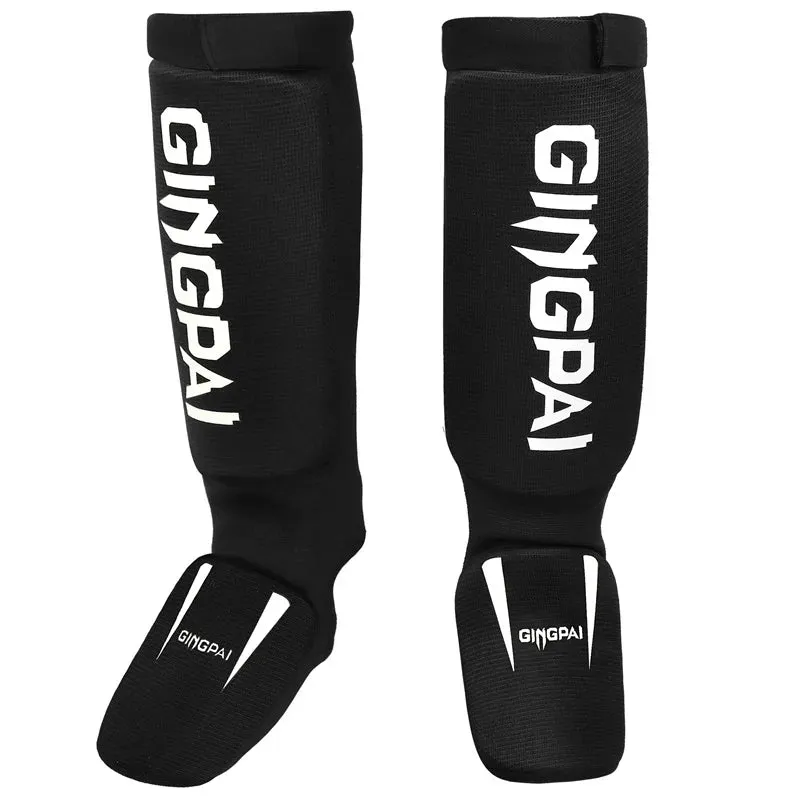 Youth/Adult MMA Boxing Leggings Calf Muay Thai Sanda Instep Training Game Ankle Protective Gear men women Mma Foot Shin guard