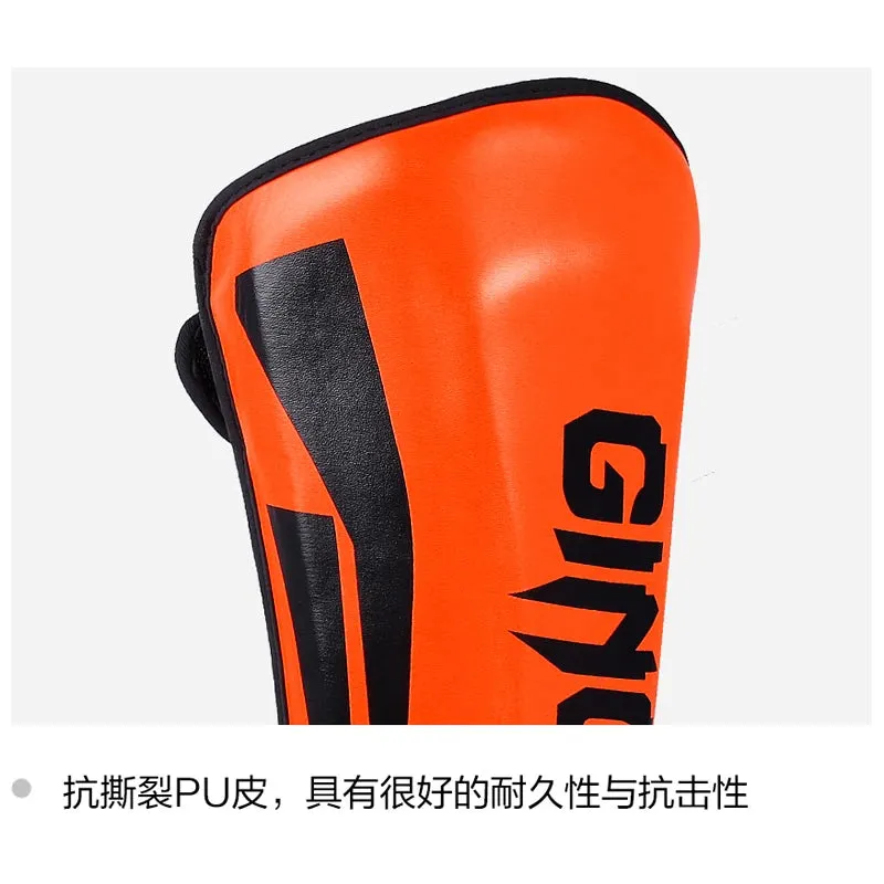 Youth/Adult MMA Boxing Leggings Calf Muay Thai Sanda Instep Training Game Ankle Protective Gear men women Mma Foot Shin guard